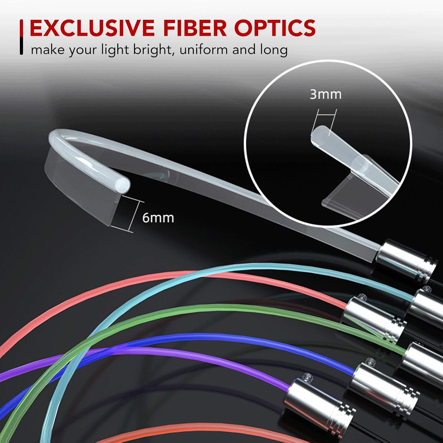 Tesla Model 3 Model Y Neon Light Tubes RGB Interior LED Strip Lights with App Controller