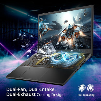 Nitro V Gaming Laptop | Intel Core I7-13620H Processor | NVIDIA Geforce RTX 4050 Laptop GPU | 15.6" FHD IPS 165Hz Display | 16GB DDR5 | 1TB Gen 4 SSD | Wi-Fi 6 | Backlit KB | ANV15-52-76NK