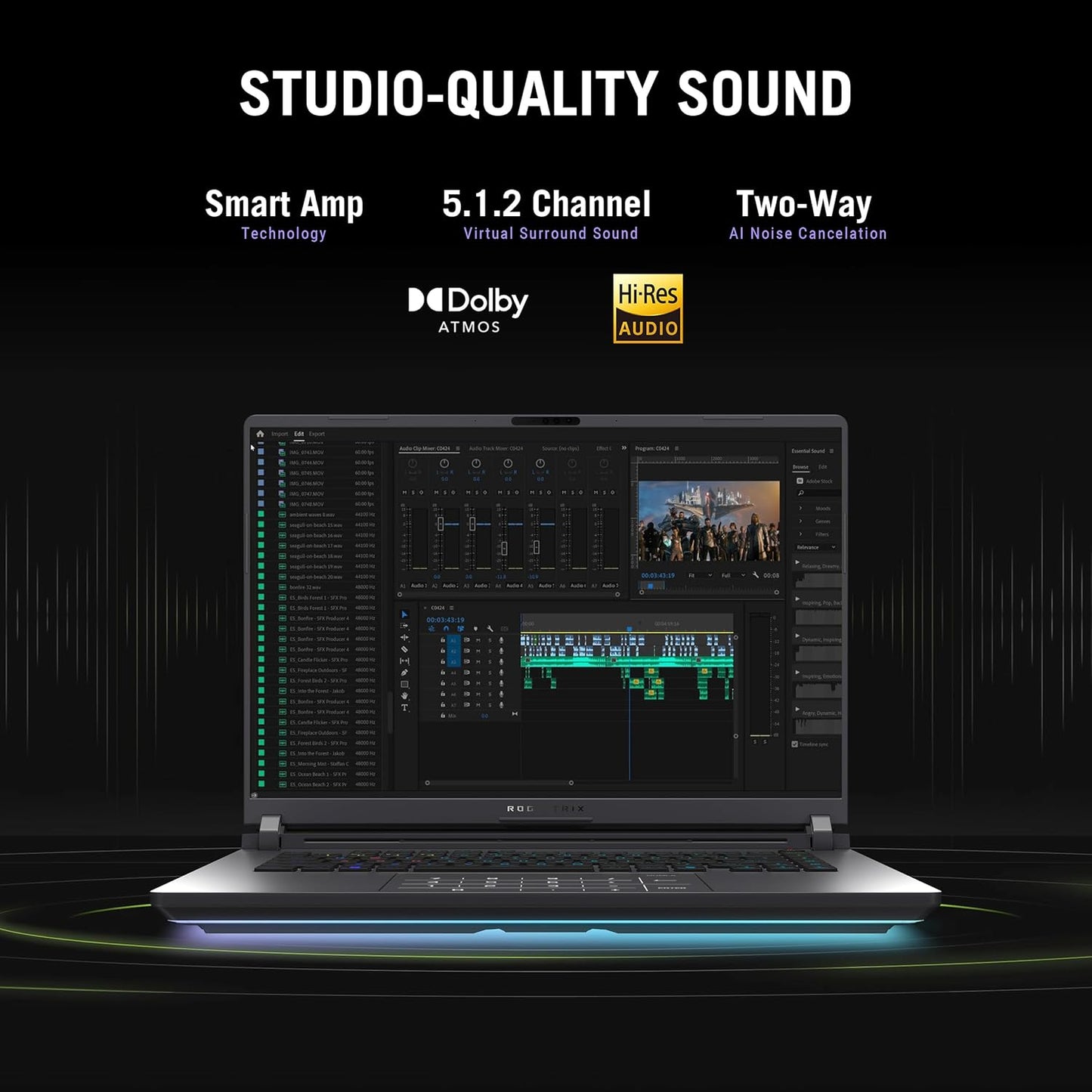 ROG Strix G16 (2025) Gaming Laptop, 16” ROG Nebula Display 16:10 2.5K 240Hz/3Ms, NVIDIA® Geforce RTX™ 5070 Ti GPU, Intel® Core™ Ultra 9 275HX Processor, 32GB DDR5, 1TB SSD, Wi-Fi 7, Win11 Home