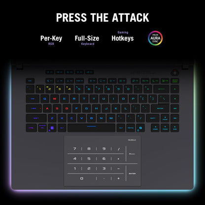 ROG Strix G16 (2025) Gaming Laptop, 16” ROG Nebula Display 16:10 2.5K 240Hz/3Ms, NVIDIA® Geforce RTX™ 5070 Ti GPU, Intel® Core™ Ultra 9 275HX Processor, 32GB DDR5, 1TB SSD, Wi-Fi 7, Win11 Home