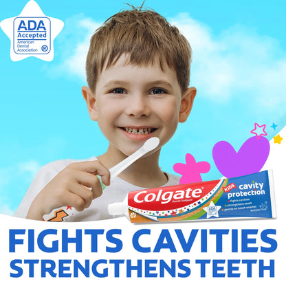 Kids Cavity Protection Toothpaste, Bubble Fruit, 2.7 Oz Tube